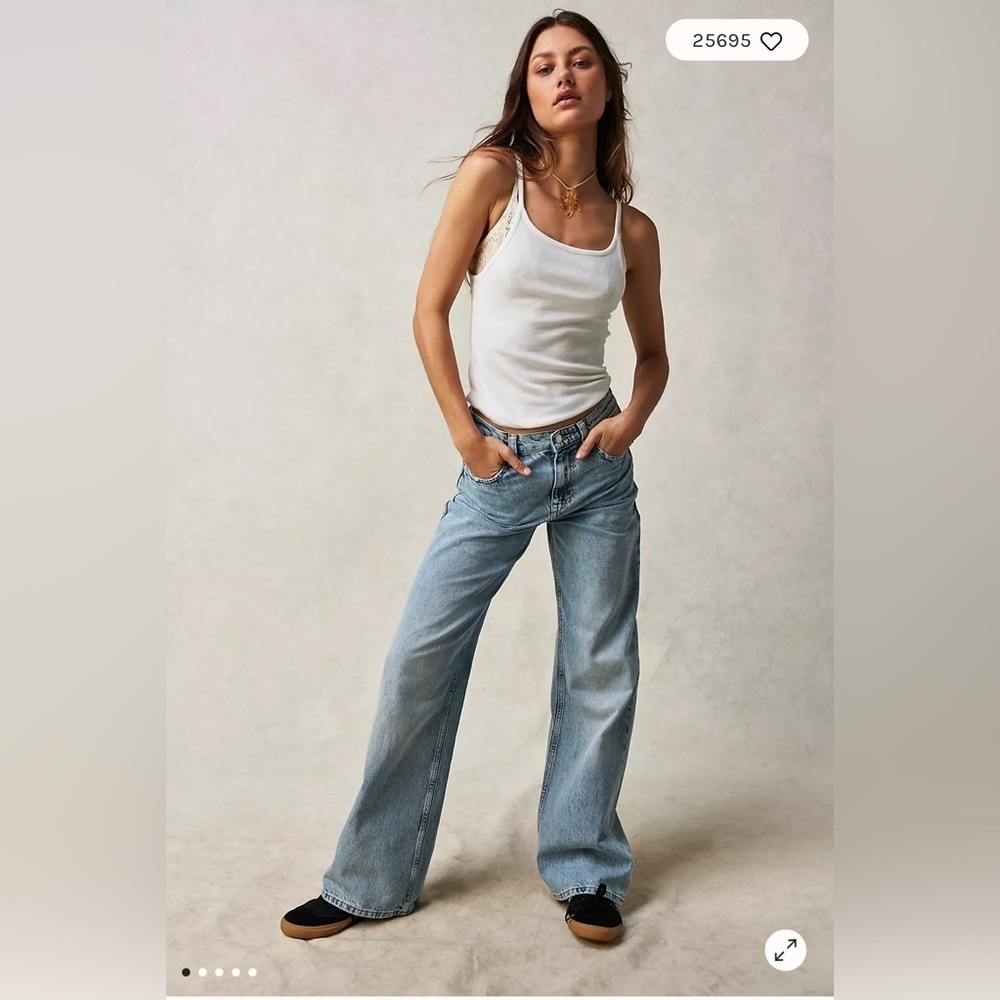 We The Free Tinsley Baggy High-Rise Jeans size 30